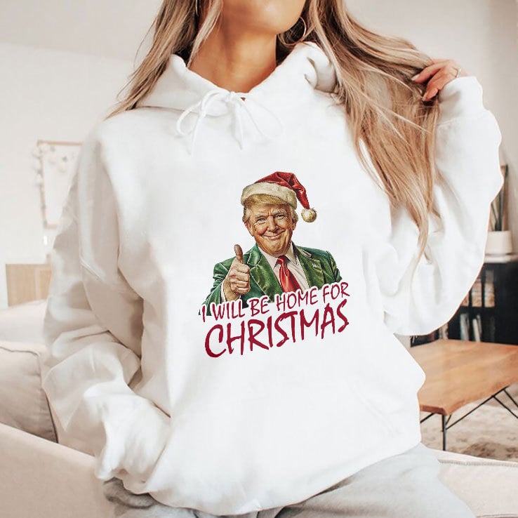 Trump I’ll Be Home For Christmas T Shirt Trump I’ll Be Home For Christmas T Shirt