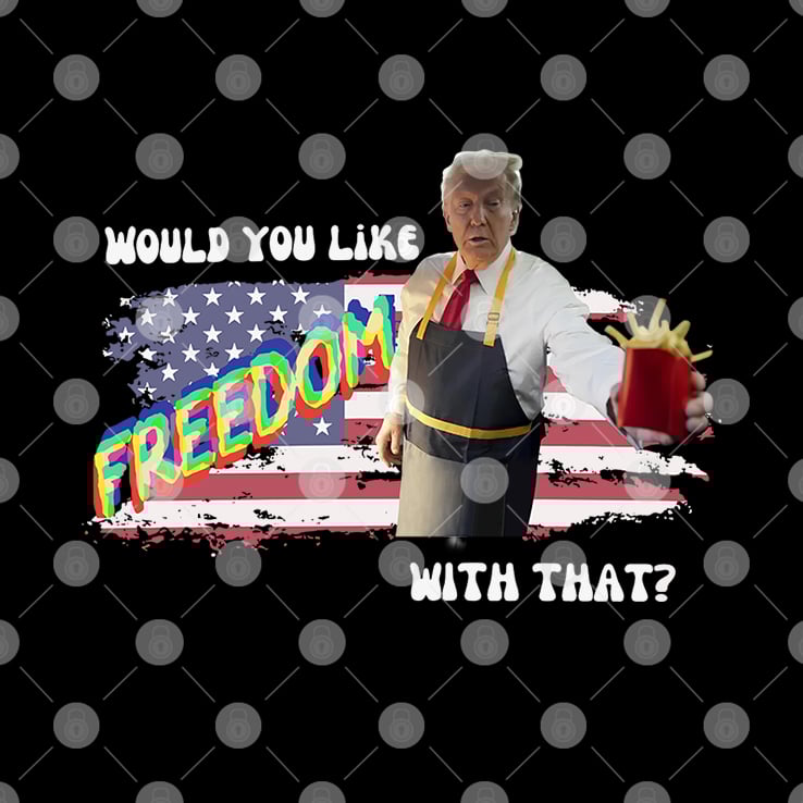 Trump McDonald Would You Like Freedom With That Shirt Trump McDonald Would You Like Freedom With That Shirt