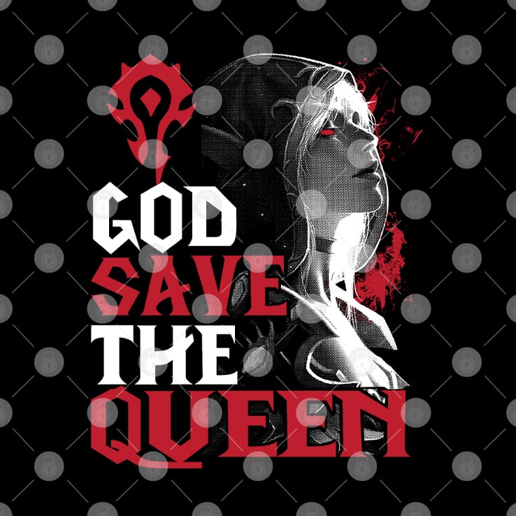 World Of Warcraft God Save The Queen Sylvanas Windrunner Shirt World Of Warcraft God Save The Queen Sylvanas Windrunner Shirt