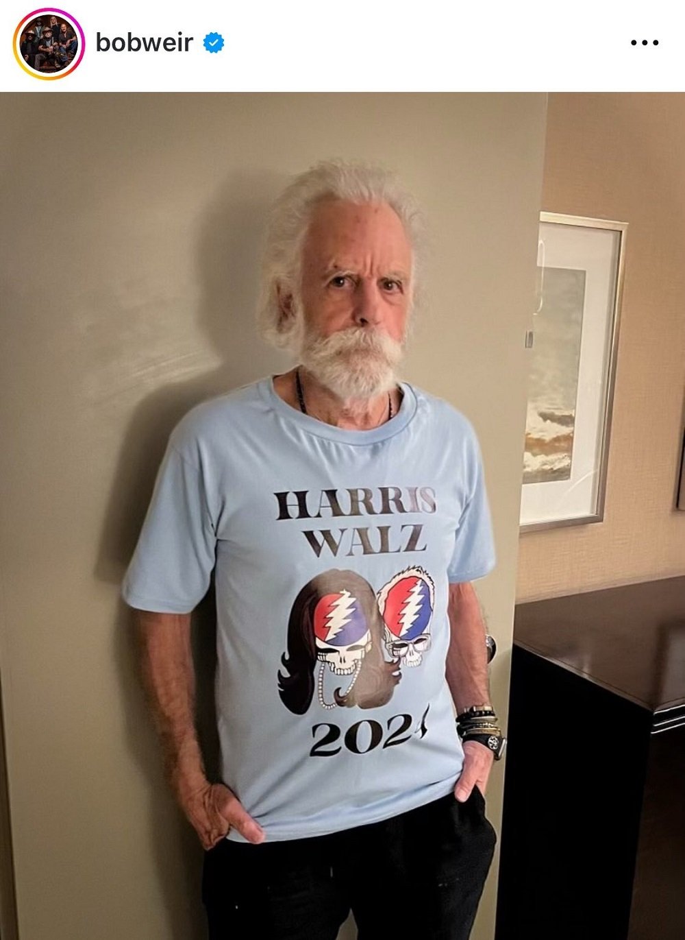 Grateful Dead Bob Weir Harris Walz 2024 Shirt 8 Bob Weir Harris Walz 2024 Shirt