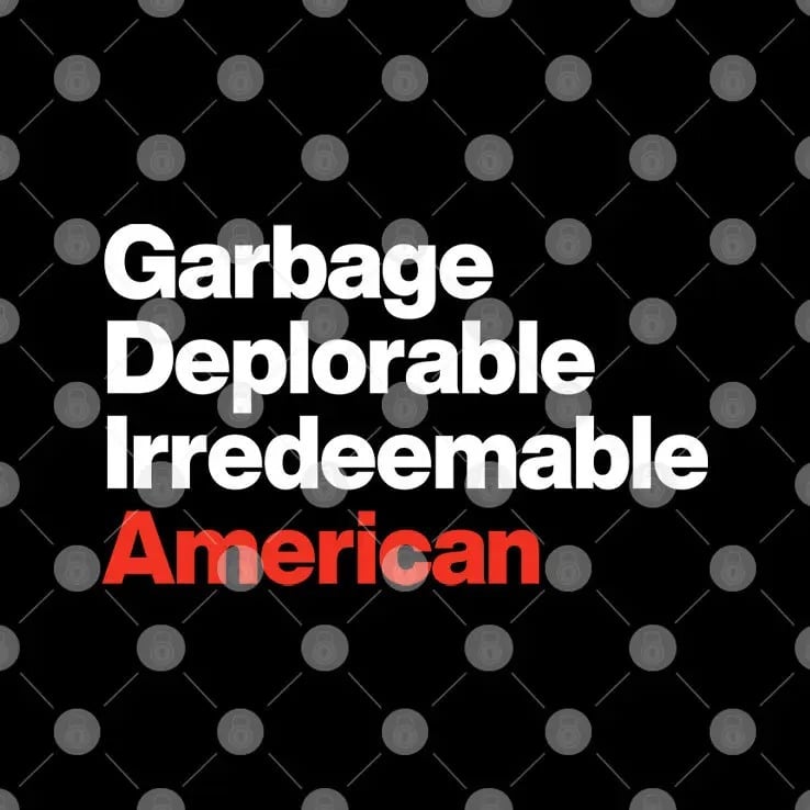 Garbage Deplorable Irredeemable American Shirt Garbage Deplorable Irredeemable American Shirt