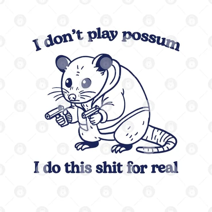 I Don’t Play Possum I Do This Shit For Real T Shirt I Don’t Play Possum I Do This Shit For Real T Shirt