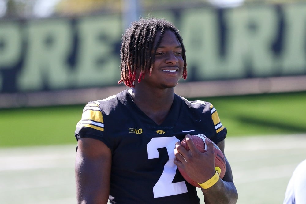 Iowa Hawkeyes Kaleb Johnson For Heisman Shirt 8 Kaleb Johnson