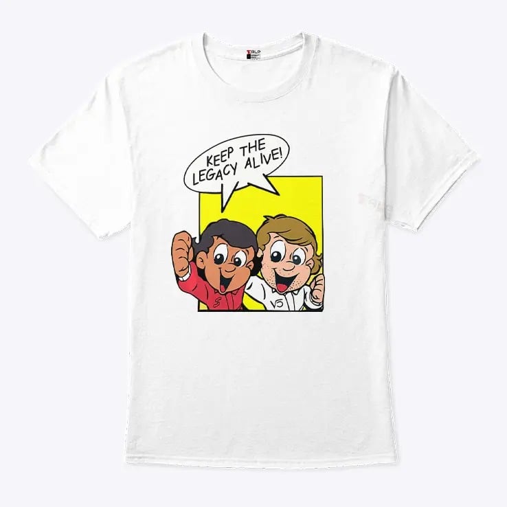 Ayrton Senna Keep The Legacy Alive Senninha Shirt Ayrton Senna Keep The Legacy Alive Senninha Shirt