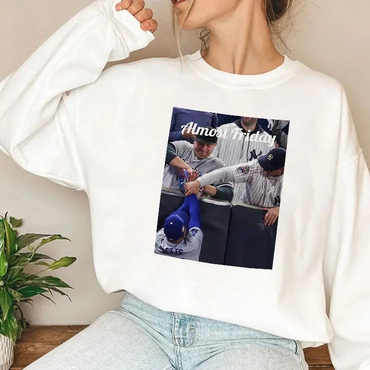 Yankees Fans Grabbing Mookie Betts Glove Almost Friday Shirt Yankees Fans Grabbing Mookie Betts Glove Almost Friday Shirt