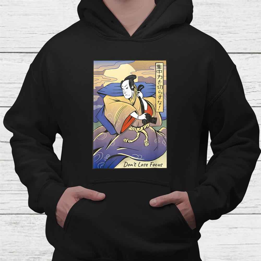 Ancient Japanese Retro Samurai Warrior Photographer Shirt Ancient Japanese Retro Samurai Warrior Photographer Shirt