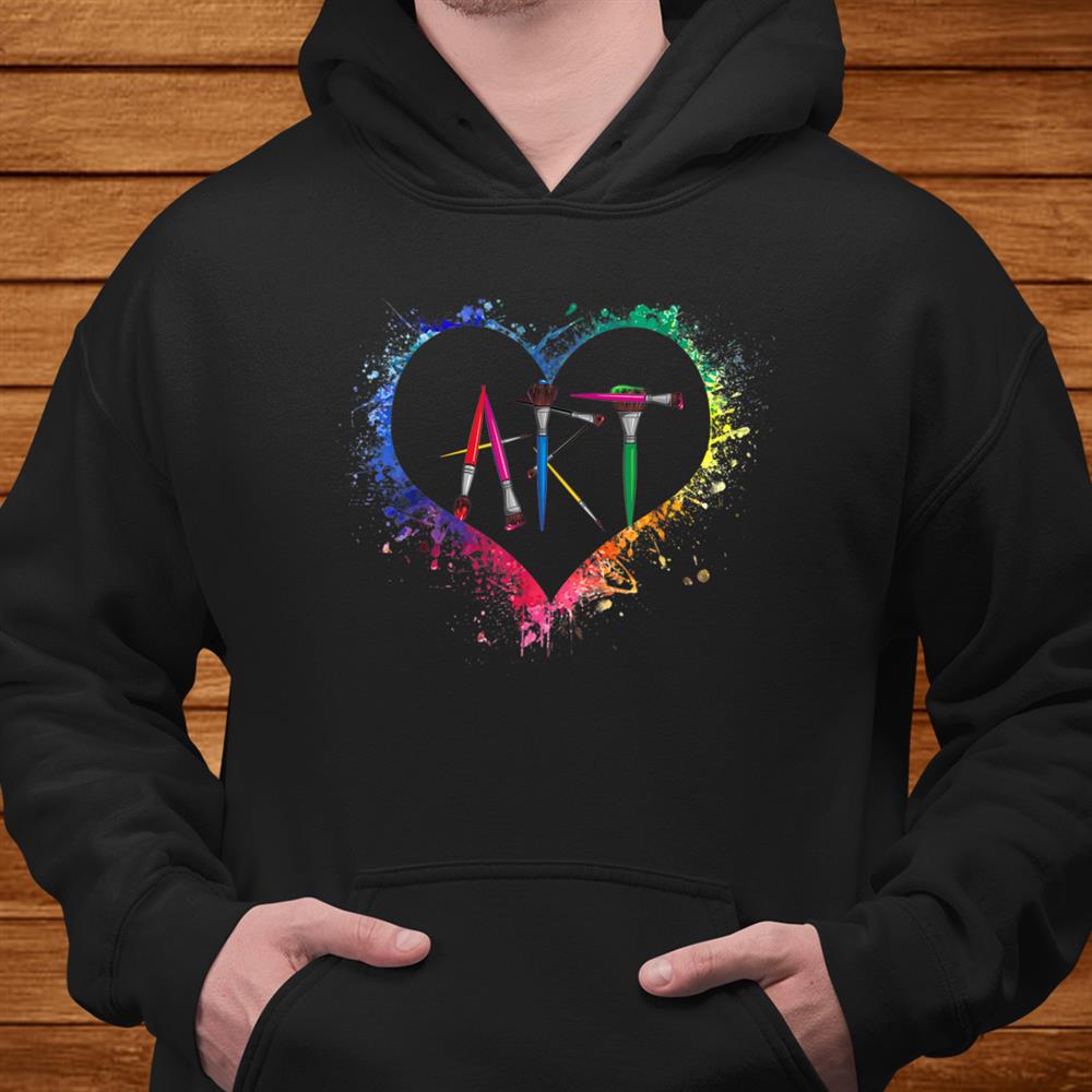 Artist Art Teacher Shirt Colorfull Paint Palette Heart Shirt Artist Art Teacher Shirt Colorfull Paint Palette Heart Shirt