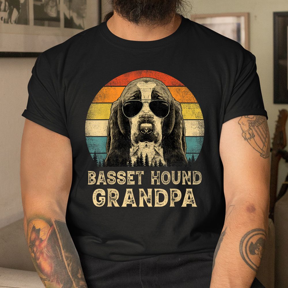 Basset Hound Grandpa Dog Shirt Basset Hound Grandpa Dog Shirt