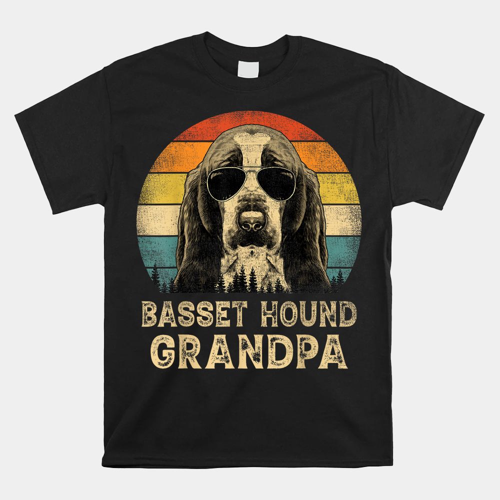 Basset Hound Grandpa Dog Shirt Basset Hound Grandpa Dog Shirt