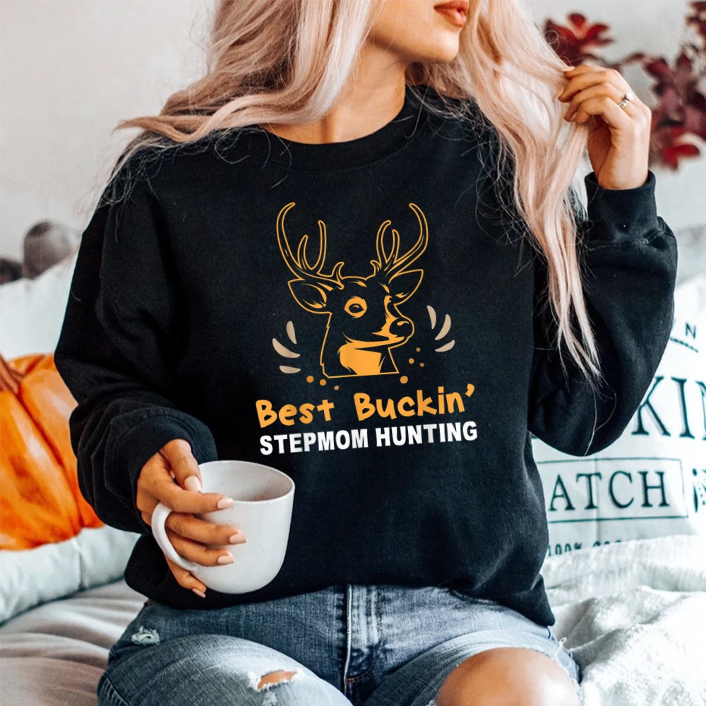 Best Buckin Stepmom Hunting Saying Quote Shirt Best Buckin Stepmom Hunting Saying Quote Shirt