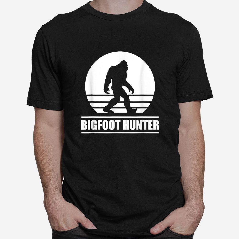 Bigfoot Hunter Pajama Shirt Funny Sleepover Shirt Bigfoot Hunter Pajama Shirt Funny Sleepover Shirt