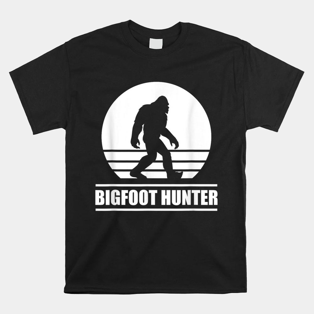 Bigfoot Hunter Pajama Shirt Funny Sleepover Shirt Bigfoot Hunter Pajama Shirt Funny Sleepover Shirt