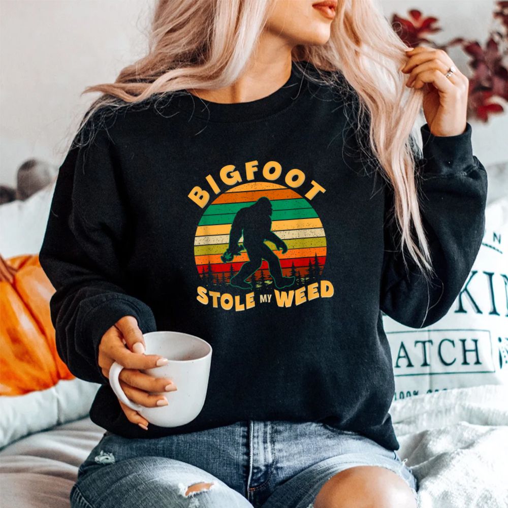 Bigfoot Stole My Weed Funny 420 Marijuana Shirt Bigfoot Stole My Weed Funny 420 Marijuana Shirt