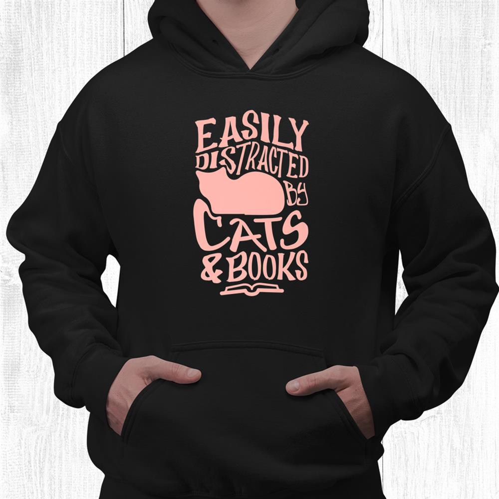 Cats And Books Cute Kitty Reading Shirt Cats And Books Cute Kitty Reading Shirt