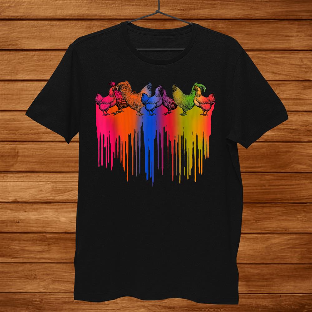 Chicken Watercolor Gift Chicken Farm Farming Shirt Chicken Watercolor Gift Chicken Farm Farming Shirt