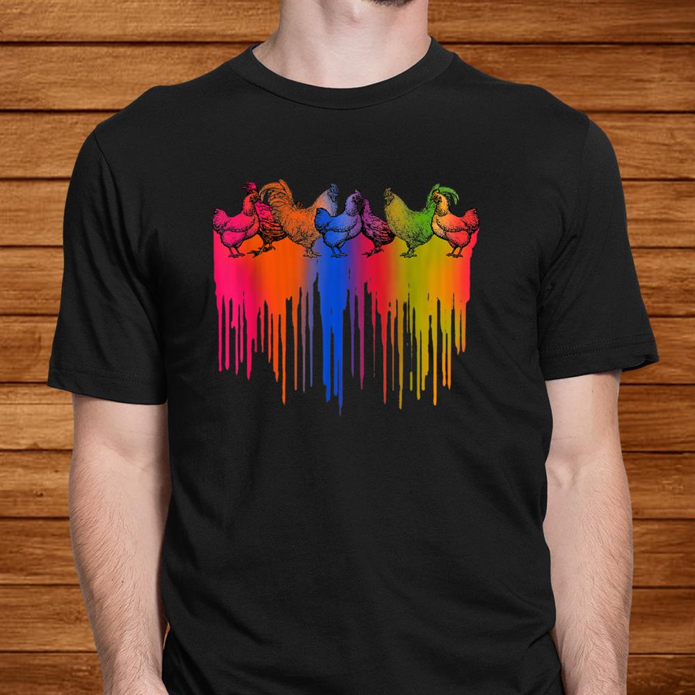 Chicken Watercolor Gift Chicken Farm Farming Shirt Chicken Watercolor Gift Chicken Farm Farming Shirt