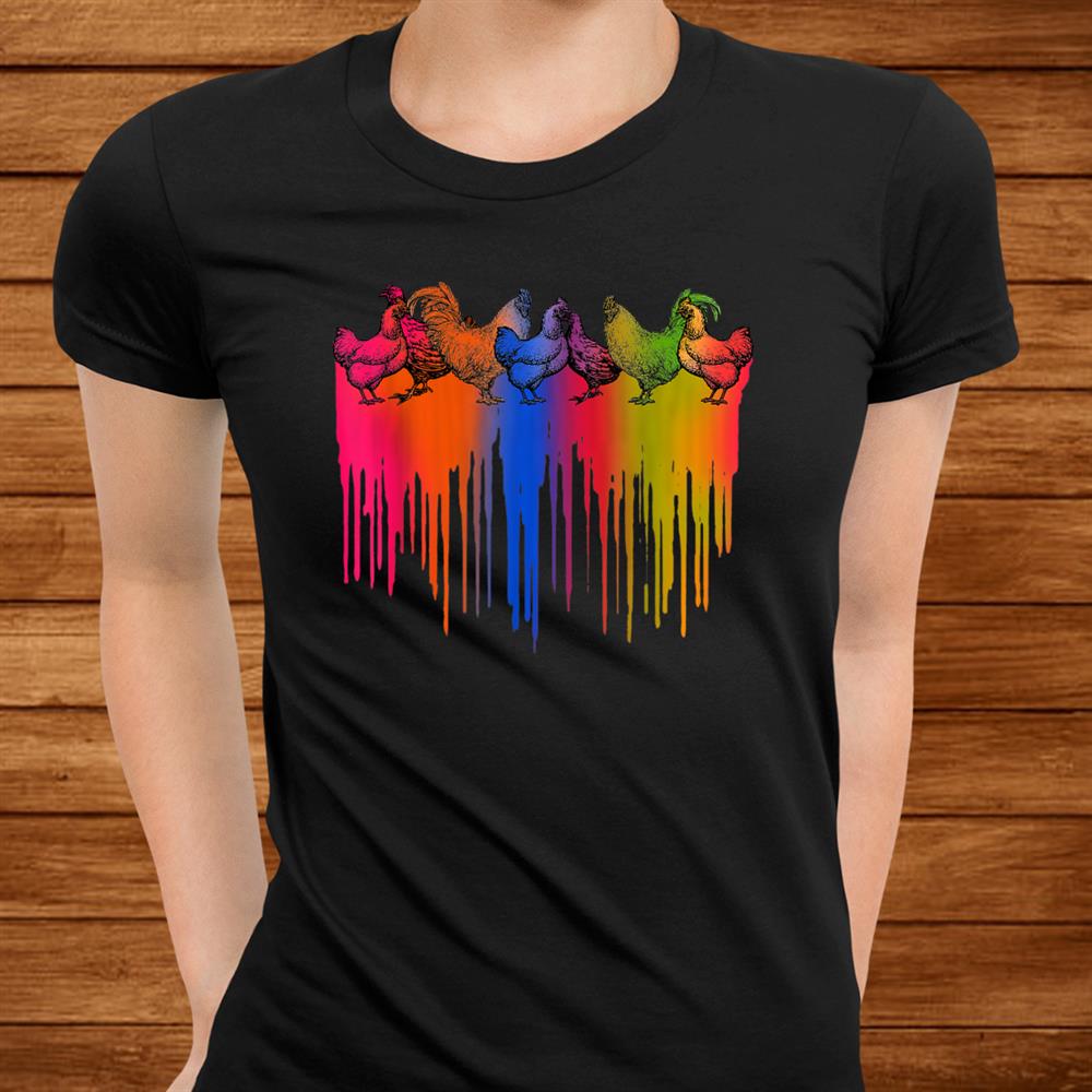Chicken Watercolor Gift Chicken Farm Farming Shirt Chicken Watercolor Gift Chicken Farm Farming Shirt