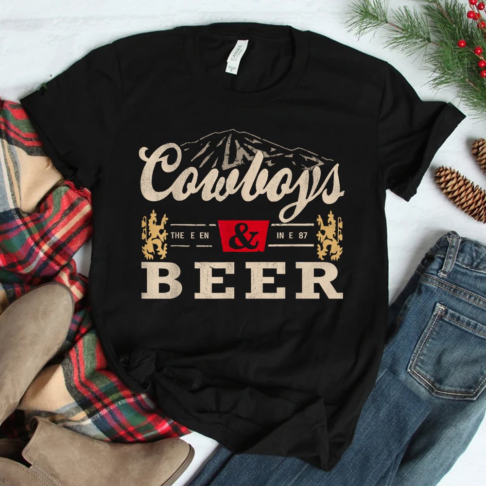 Cowboys Western And Beer Shirt Cowboys Western And Beer Shirt