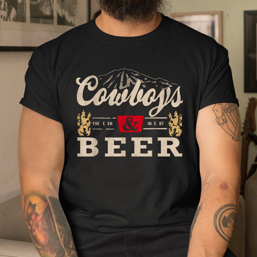 Cowboys Western And Beer Shirt Cowboys Western And Beer Shirt