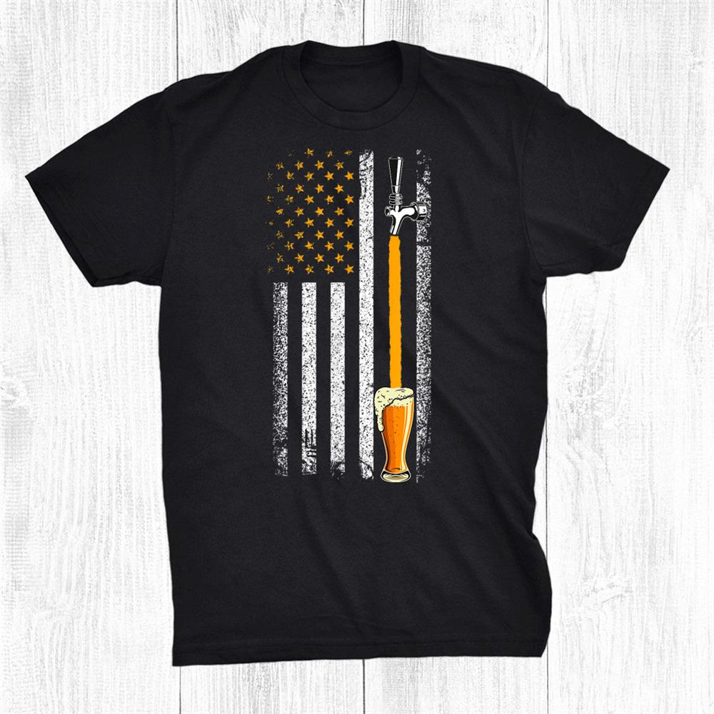 Craft Beer American Flag Usa 4th July Brewery Alcohol Lovers Shirt Craft Beer American Flag Usa 4th July Brewery Alcohol Lovers Shirt