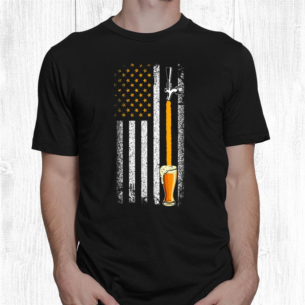Craft Beer American Flag Usa 4th July Brewery Alcohol Lovers Shirt Craft Beer American Flag Usa 4th July Brewery Alcohol Lovers Shirt