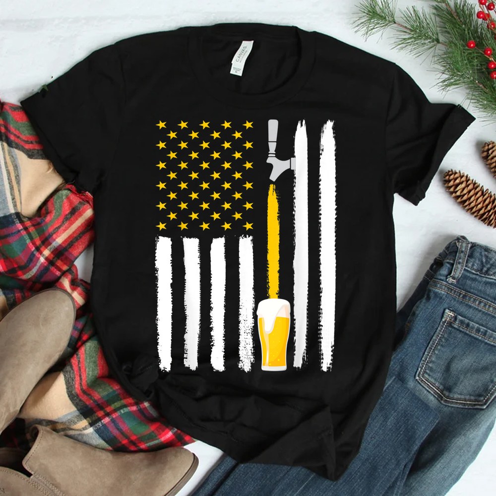 Craft Beer American Flag Usa Shirt 4th July Brewery Shirt Craft Beer American Flag Usa Shirt 4th July Brewery Shirt