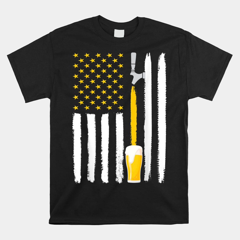 Craft Beer American Flag Usa Shirt 4th July Brewery Shirt Craft Beer American Flag Usa Shirt 4th July Brewery Shirt