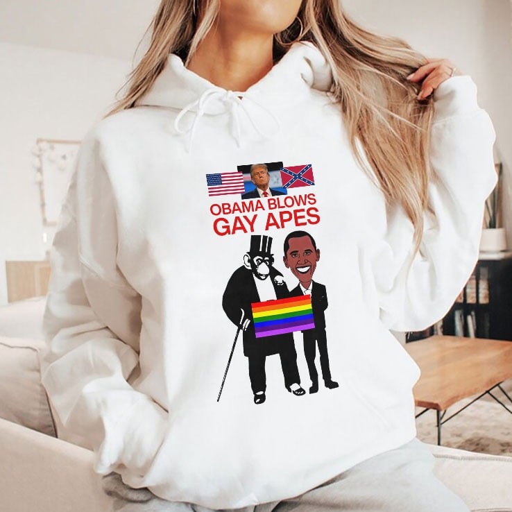 Donald Trump Obama Blows Gay Apes T Shirt Donald Trump Obama Blows Gay Apes T Shirt