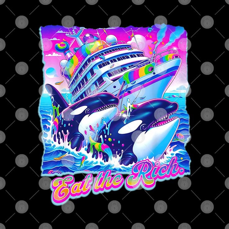 Eat The Rich Whale T Shirt Eat The Rich Whale T Shirt