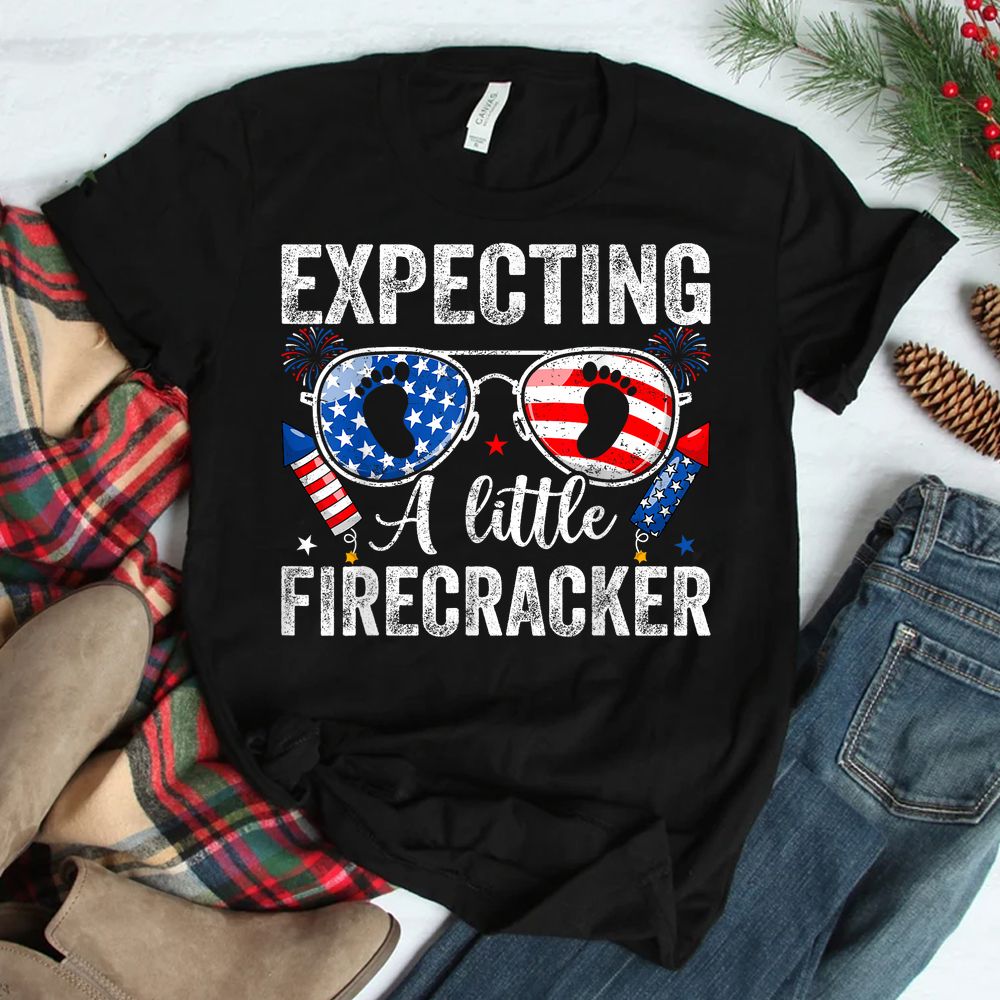 Expecting A Little Firecracker Shirt Expecting A Little Firecracker Shirt