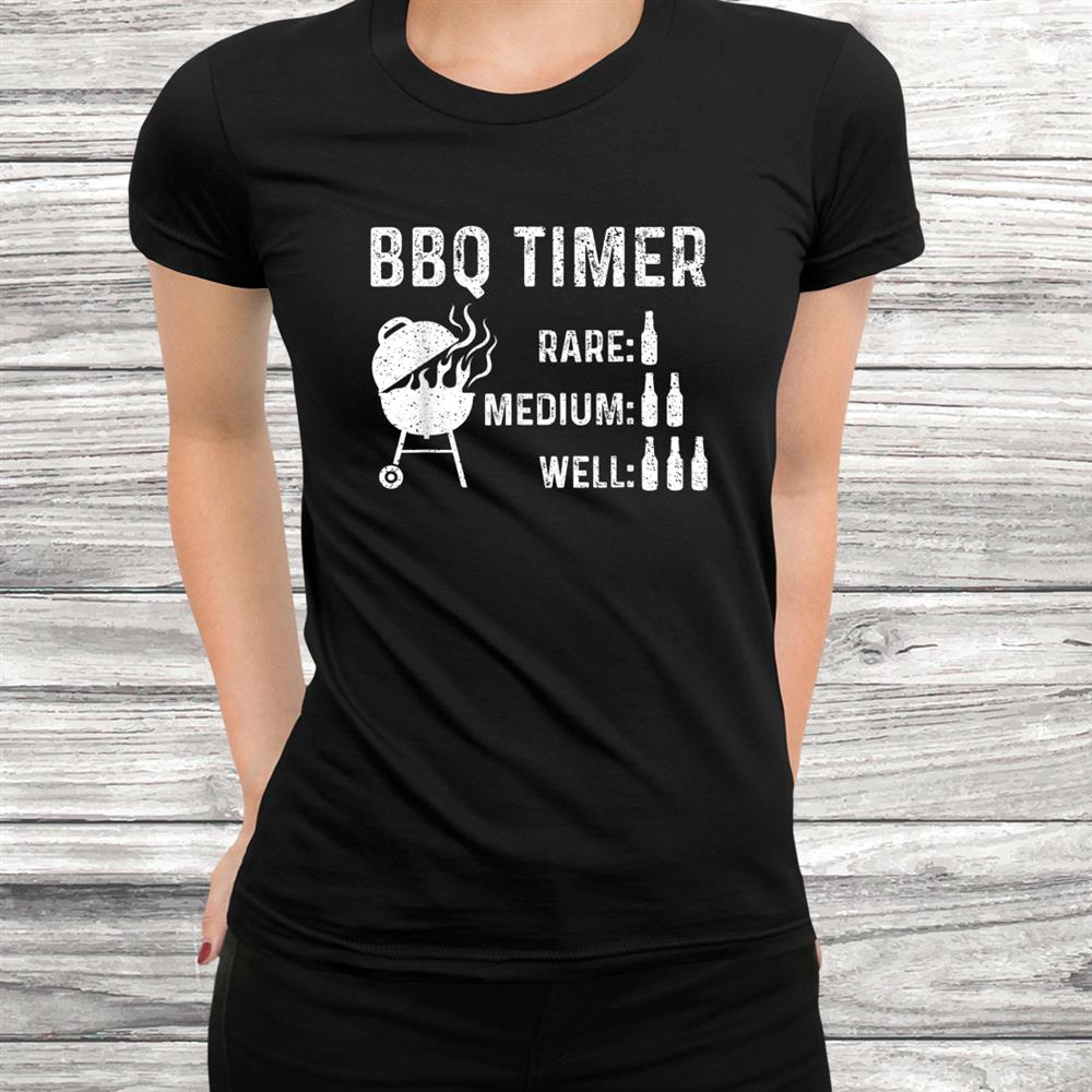 Fathers Day Bbq Kingand & Grillmaster Beer Gift Bbq Timer Shirt Fathers Day Bbq Kingand & Grillmaster Beer Gift Bbq Timer Shirt