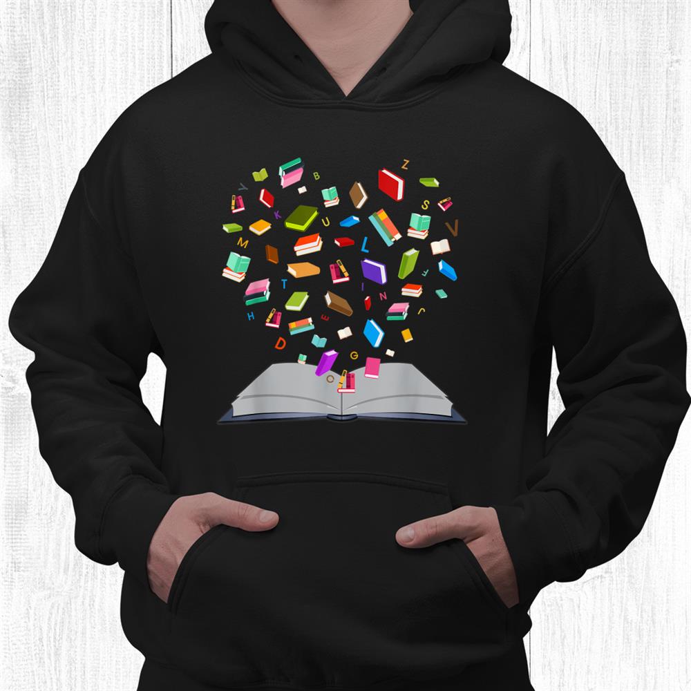 Flying Books Flying Books Heart Shape Shirt Flying Books Flying Books Heart Shape Shirt