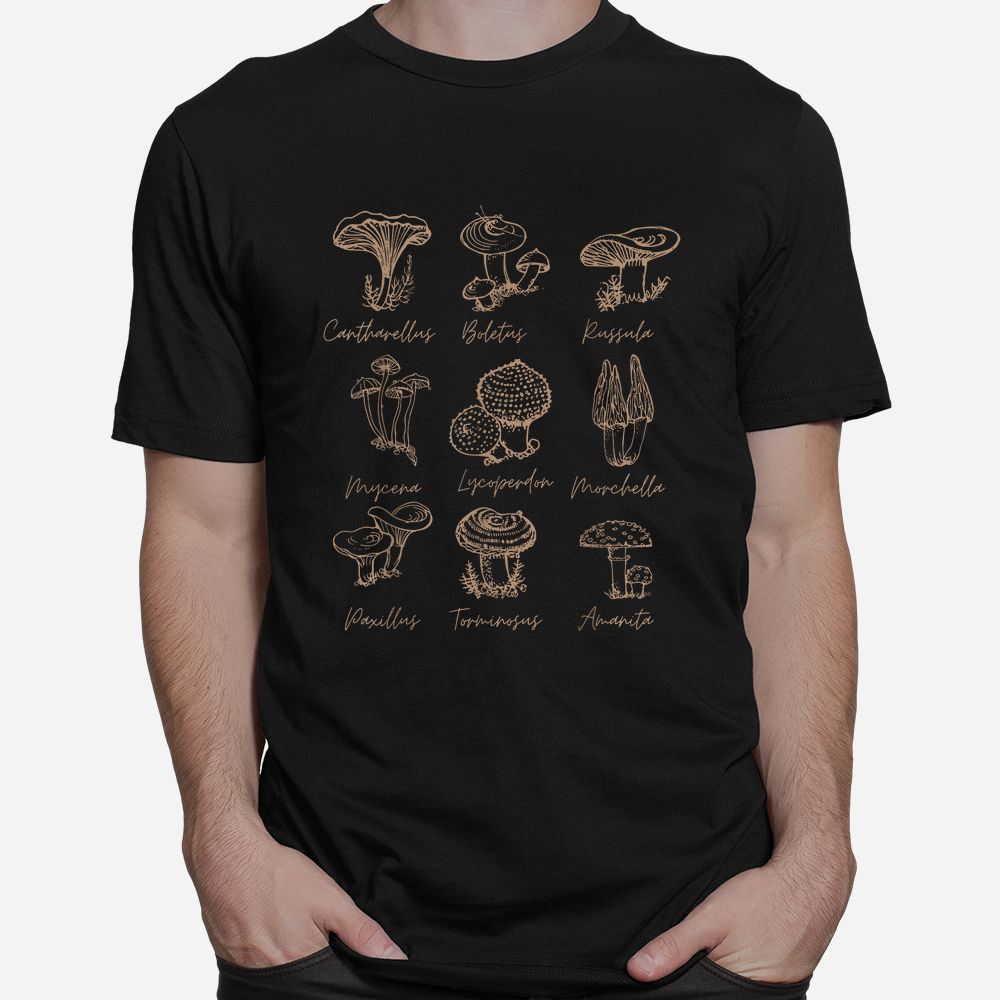 Fungi Mushroom Lover Shirt Mycology Vintage Goth Shirt Fungi Mushroom Lover Shirt Mycology Vintage Goth Shirt