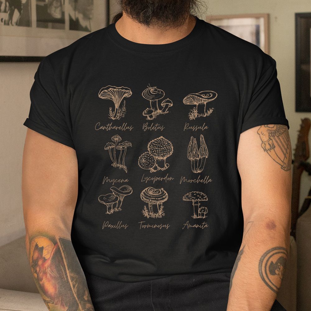 Fungi Mushroom Lover Shirt Mycology Vintage Goth Shirt Fungi Mushroom Lover Shirt Mycology Vintage Goth Shirt