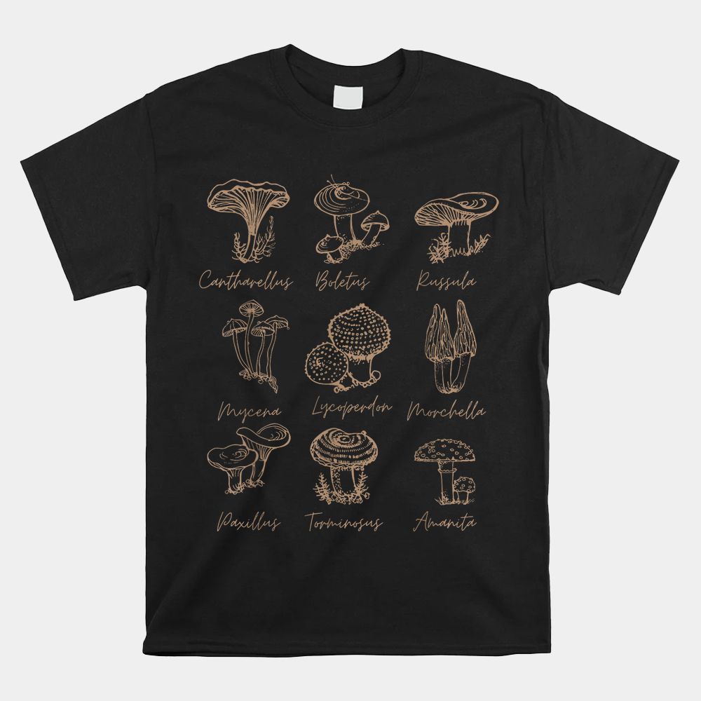 Fungi Mushroom Lover Shirt Mycology Vintage Goth Shirt Fungi Mushroom Lover Shirt Mycology Vintage Goth Shirt