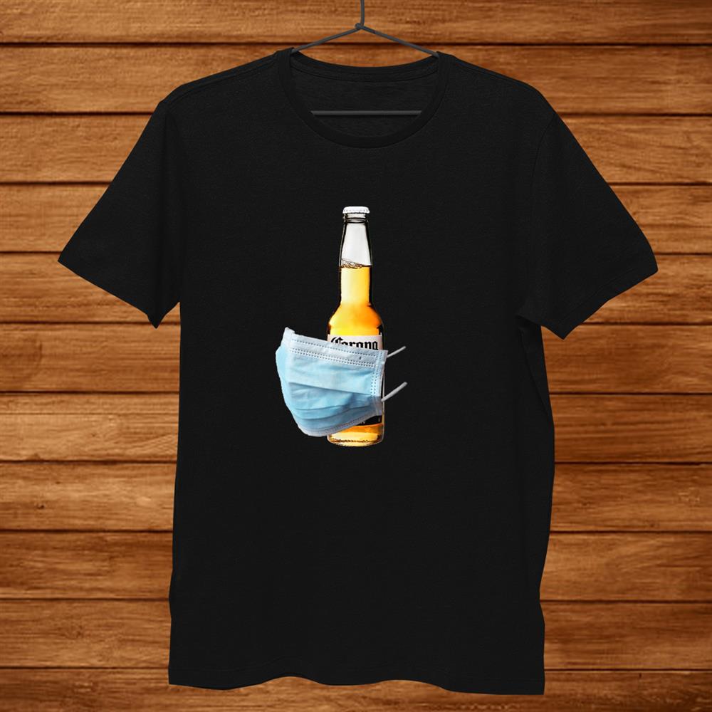 Funny Beer Virus Protection Mask Shirt Funny Beer Virus Protection Mask Shirt