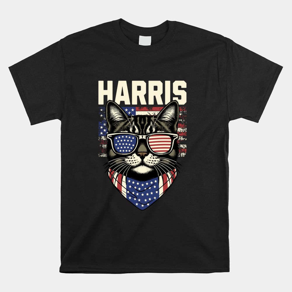 Funny Cat Lady Harris Shirt Funny Cat Lady Harris Shirt
