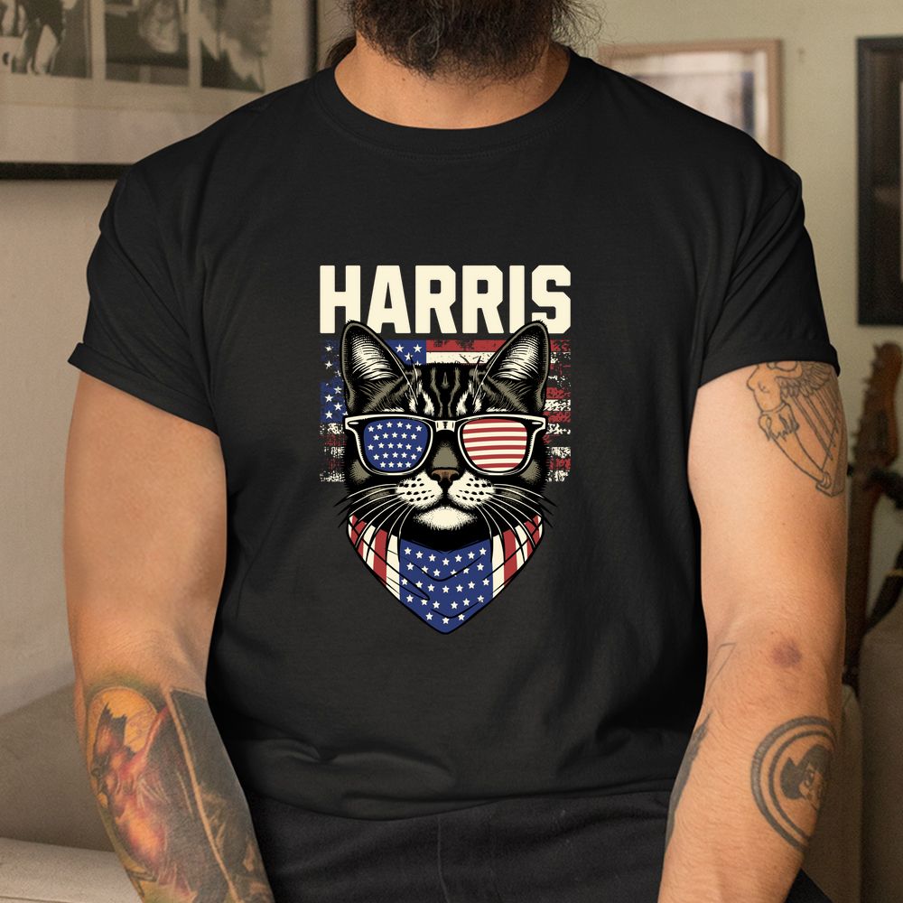 Funny Cat Lady Harris Shirt Funny Cat Lady Harris Shirt