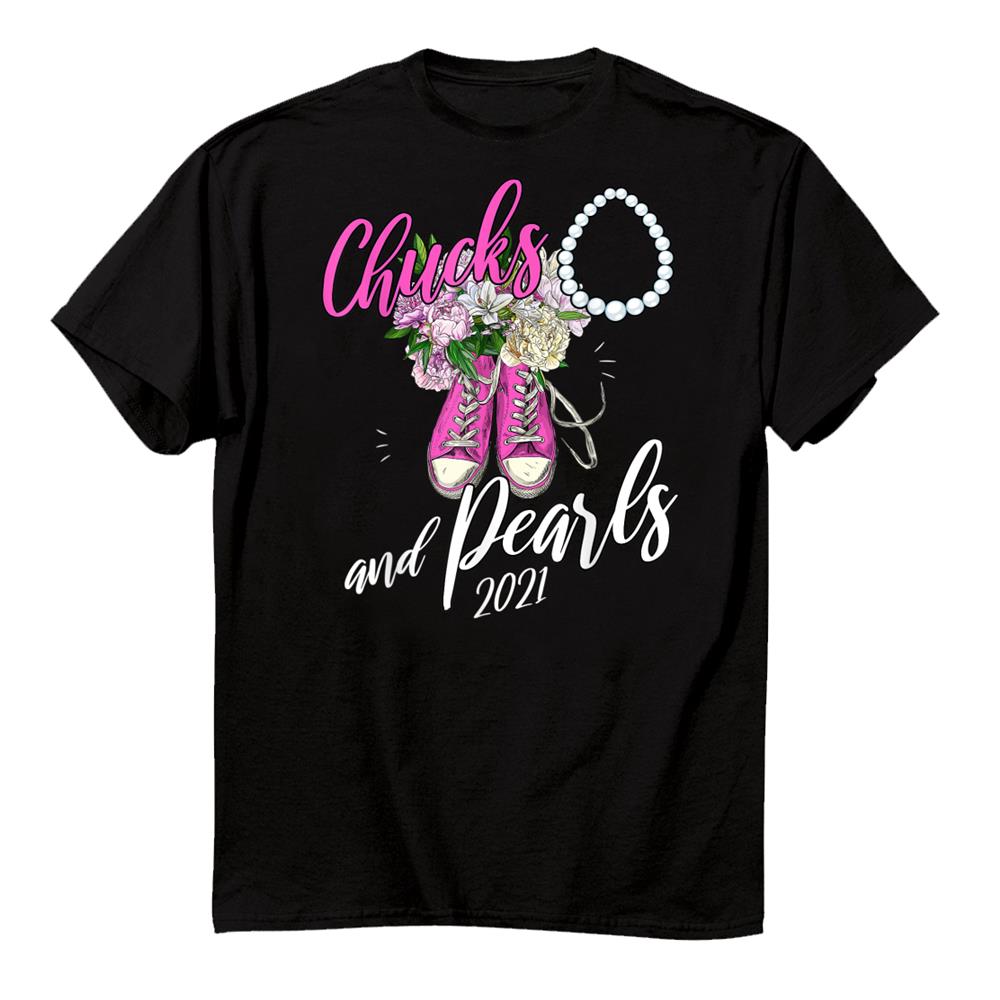 Funny Gift For Teachers Chucks And Pearls Shirt Funny Gift For Teachers Chucks And Pearls Shirt