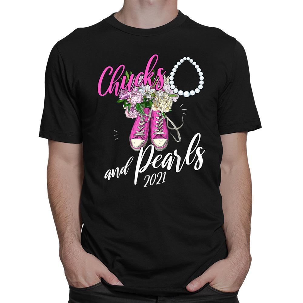 Funny Gift For Teachers Chucks And Pearls Shirt Funny Gift For Teachers Chucks And Pearls Shirt