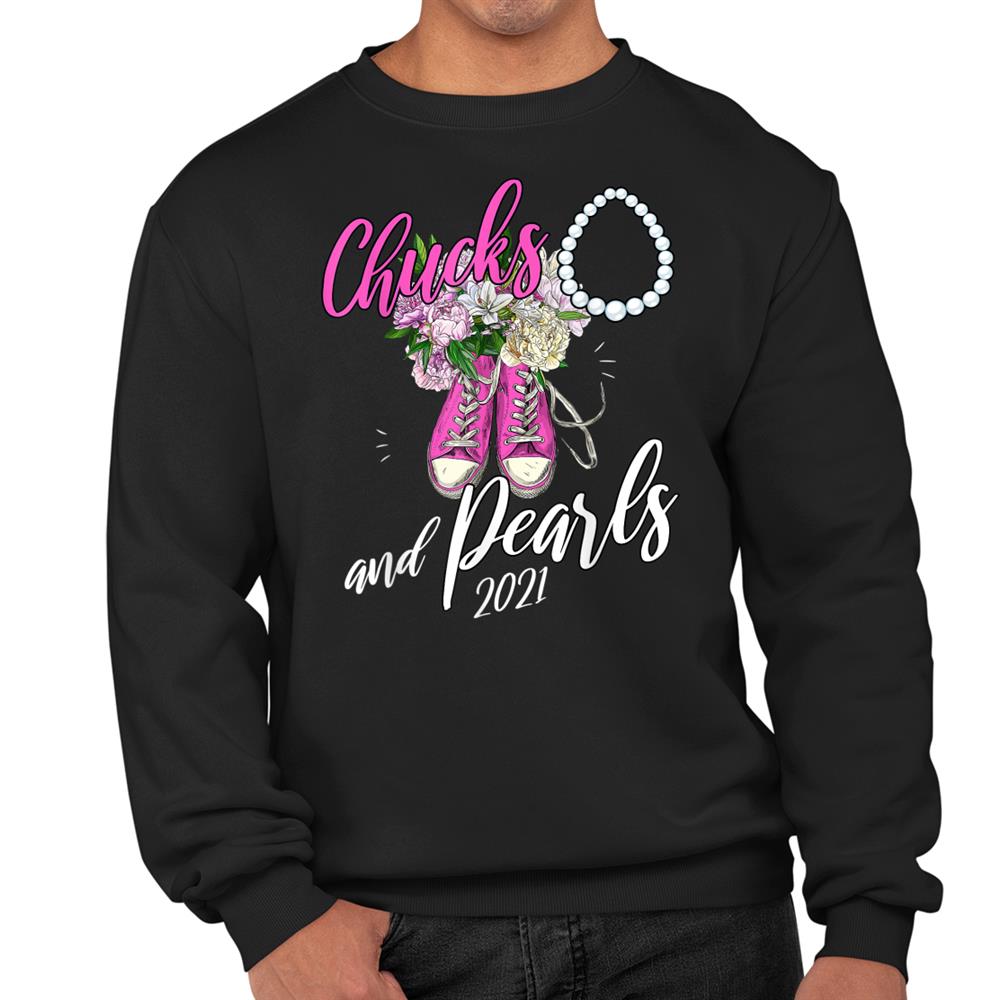 Funny Gift For Teachers Chucks And Pearls Shirt Funny Gift For Teachers Chucks And Pearls Shirt