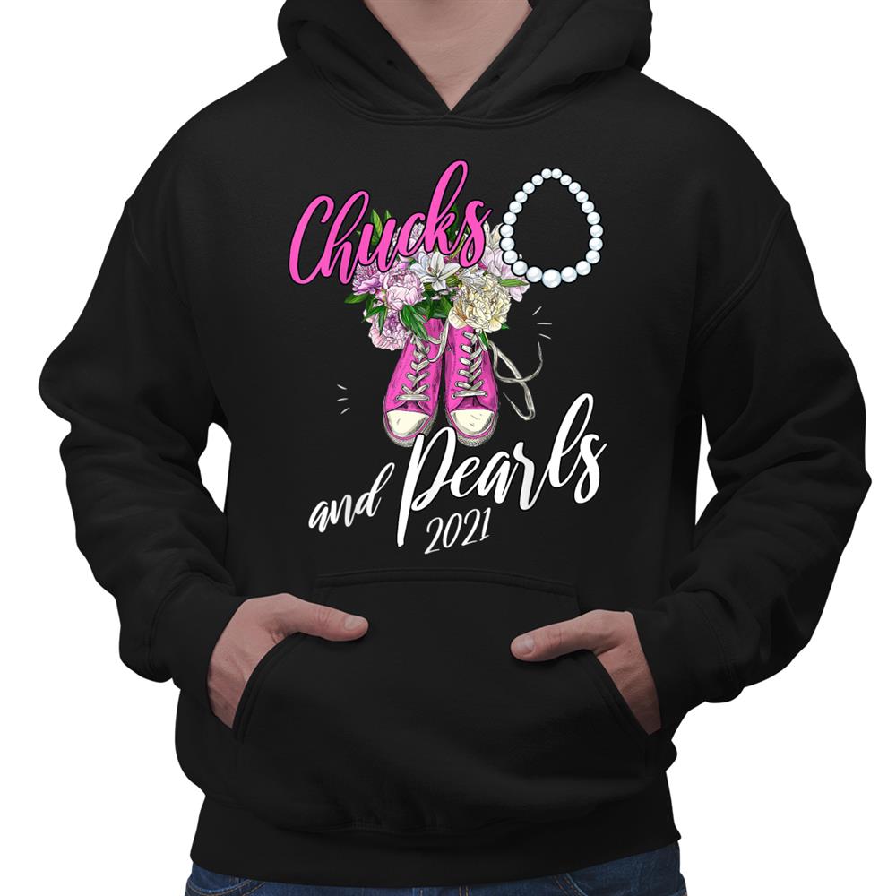 Funny Gift For Teachers Chucks And Pearls Shirt Funny Gift For Teachers Chucks And Pearls Shirt