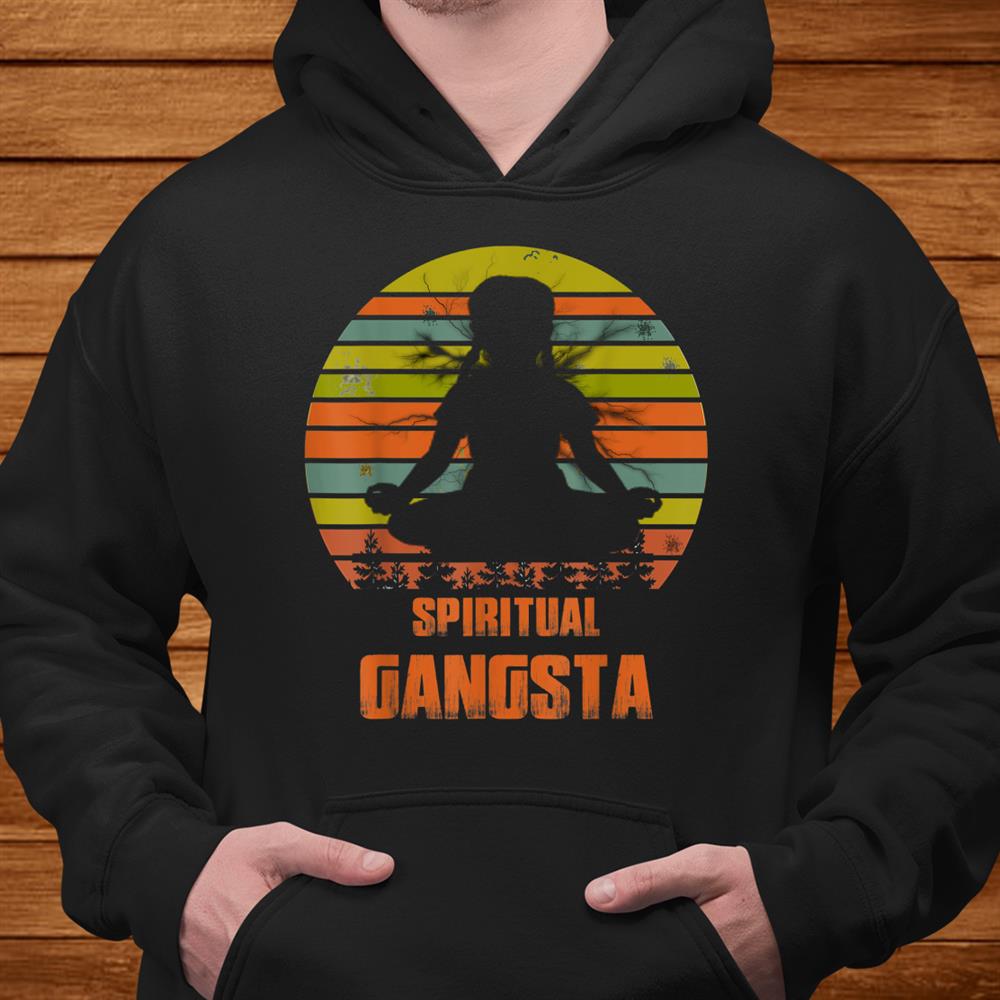 Funny Yoga Spiritual Gangsta Namaste Vintage Shirt Funny Yoga Spiritual Gangsta Namaste Vintage Shirt