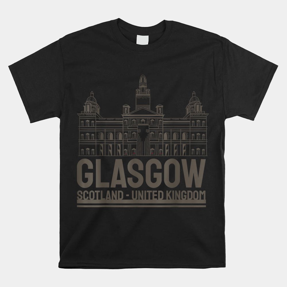 Glasgow Vacation Holiday Scotland Flag Shirt Glasgow Vacation Holiday Scotland Flag Shirt