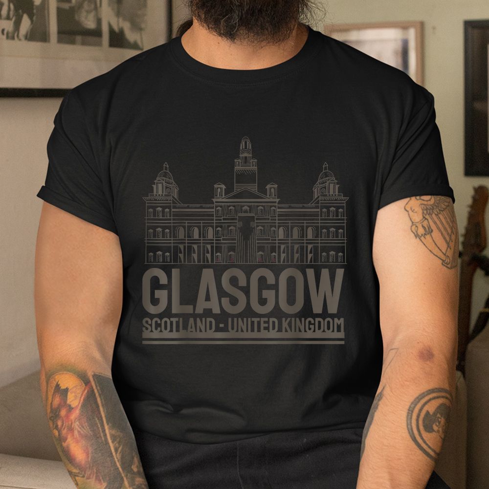 Glasgow Vacation Holiday Scotland Flag Shirt Glasgow Vacation Holiday Scotland Flag Shirt