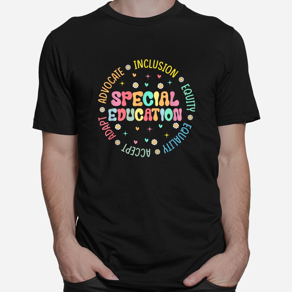 Groovy Wildflower Special Education Teacher Back To School Shirt Groovy Wildflower Special Education Teacher Back To School Shirt