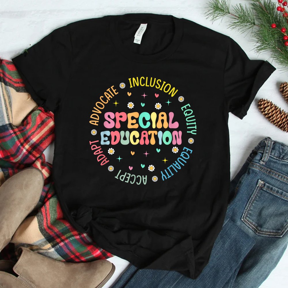 Groovy Wildflower Special Education Teacher Back To School Shirt Groovy Wildflower Special Education Teacher Back To School Shirt
