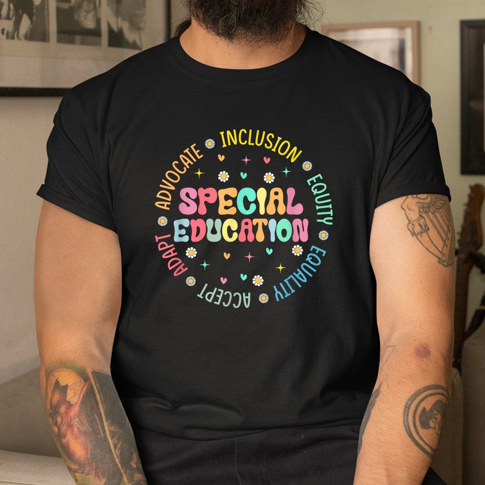Groovy Wildflower Special Education Teacher Back To School Shirt Groovy Wildflower Special Education Teacher Back To School Shirt