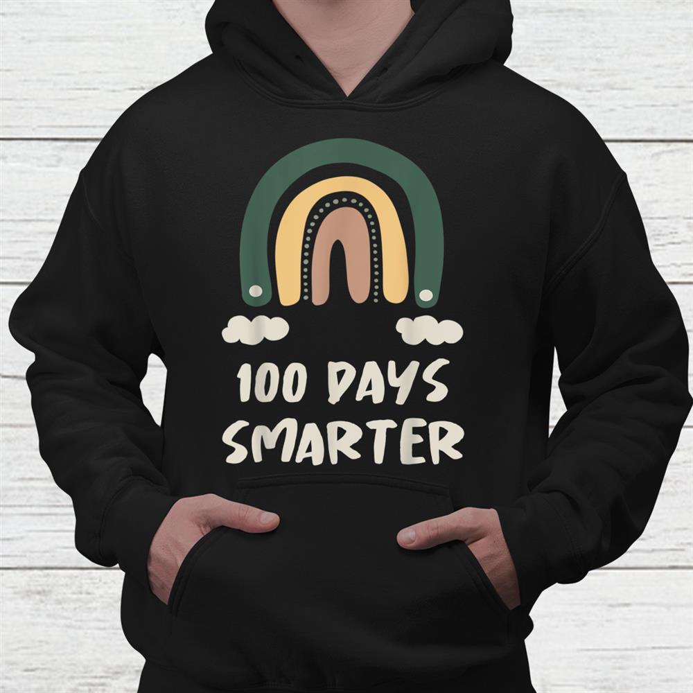 Happy 100 Days School Smarter Funny Rainbow Teacher Shirt Happy 100 Days School Smarter Funny Rainbow Teacher Shirt