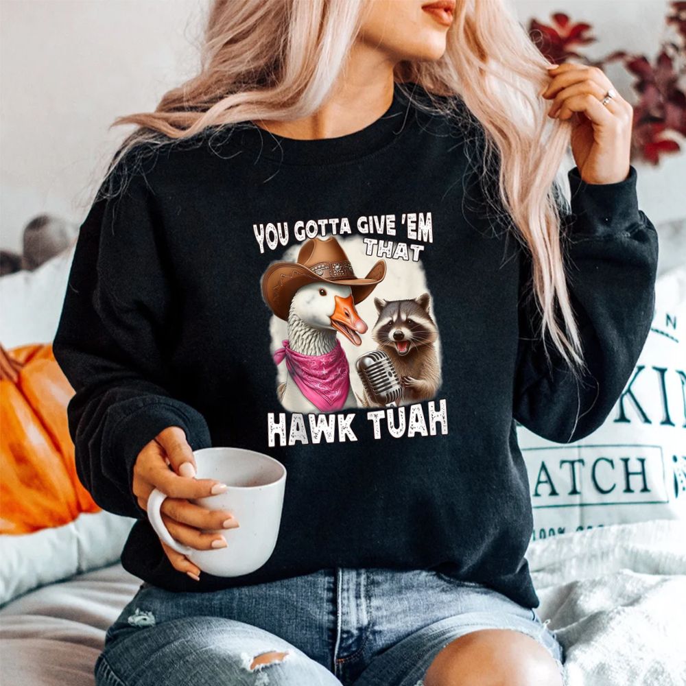 Hawk Tuah Funny Viral Humor 24 Goose Tua Shirt Hawk Tuah Funny Viral Humor 24 Goose Tua Shirt